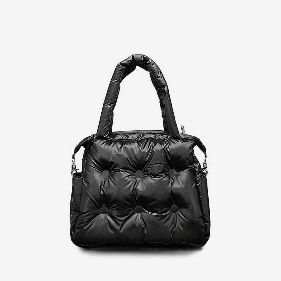 "Sac Bandoulière Women's Quilted Padded Tote Bag - Stylish & Spacious Designer Handbag"