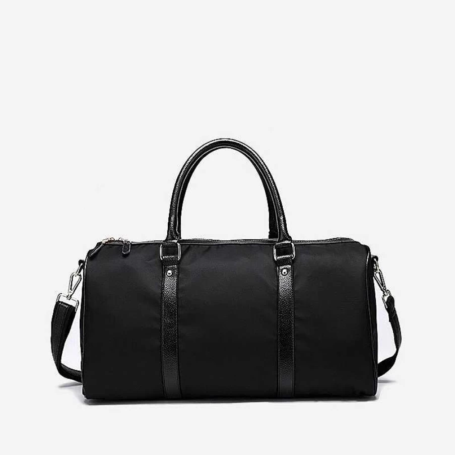 Sac Bandoulière Noir 48H Travel Bag For Men - Durable & Stylish Carry-On