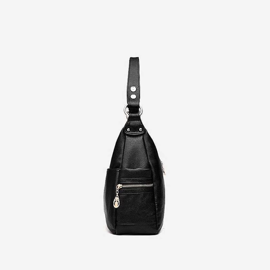 "Sac Bandoulière Women's Genuine Leather Shoulder Bag - Stylish & Durable Handbag"
