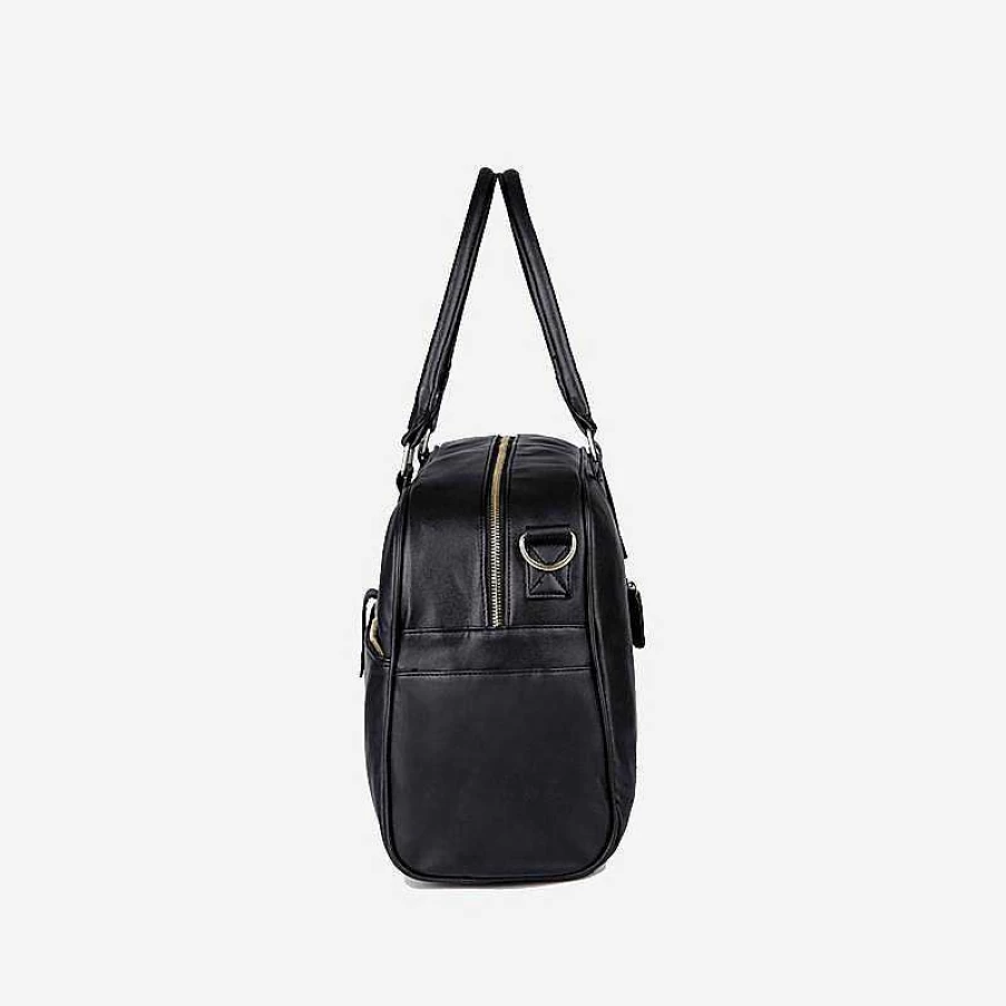 Sac Bandoulière Men's 24H Leather Weekender Bag for Travel & Work