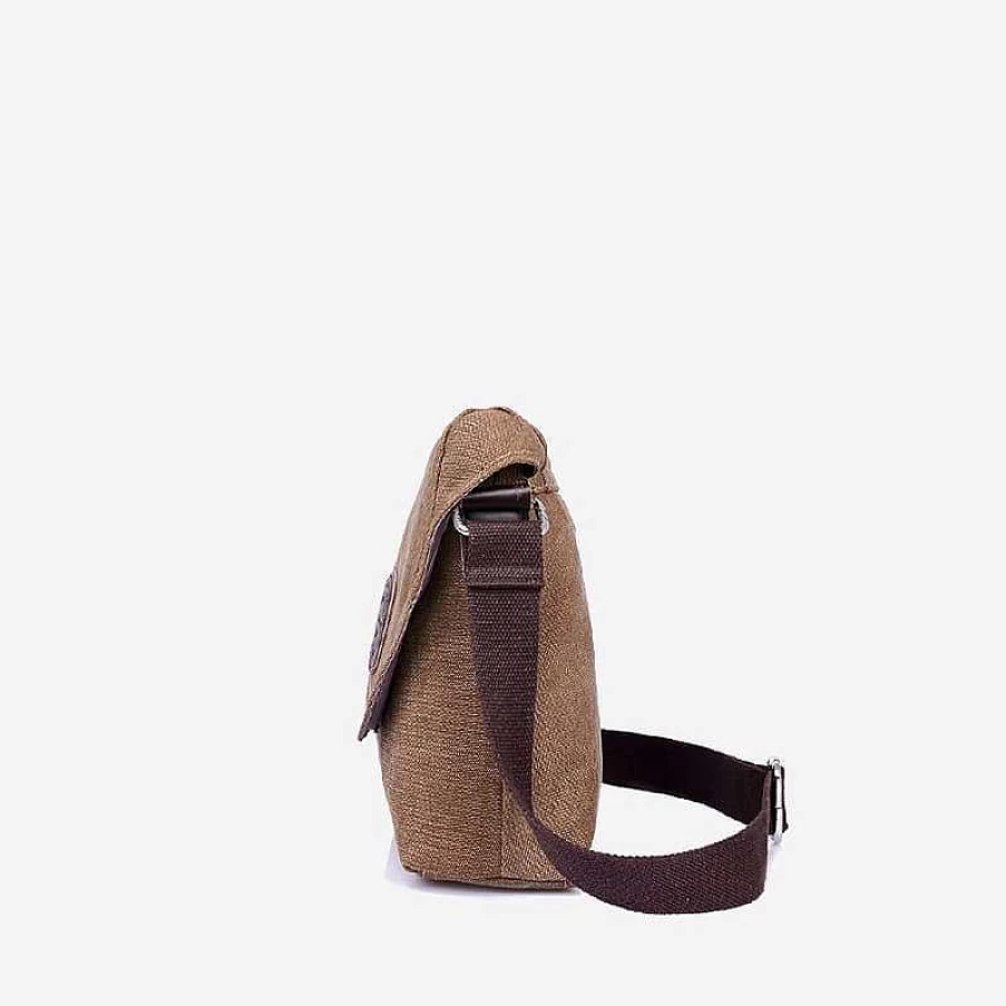 Sac Bandoulière Men's Canvas Messenger Bag - Durable & Stylish Crossbody Bag for Men