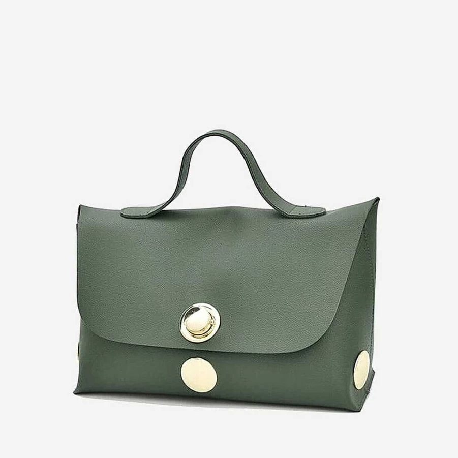 "Women's Leather Satchel Handbag With Shoulder Strap By Sac Bandoulière – Niubibag Collection"
