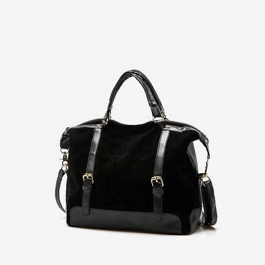 Sac Bandoulière Women's Suede Leather Tote Bag - Luxurious Nubuck Handbag for Women