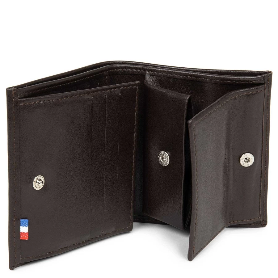 Sac Bandoulière Men's Leather Card Holder - Slim RFID Blocking Wallet for Business & Travel