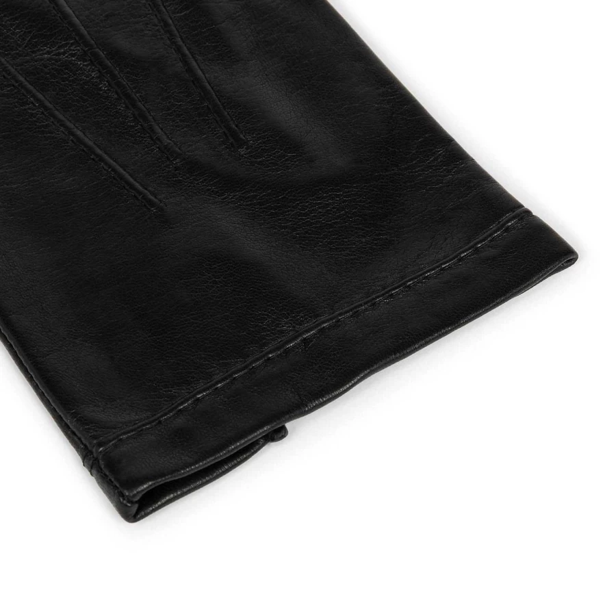 Sac Bandoulière Black Leather Gloves for Men - Premium Quality Driving Gloves