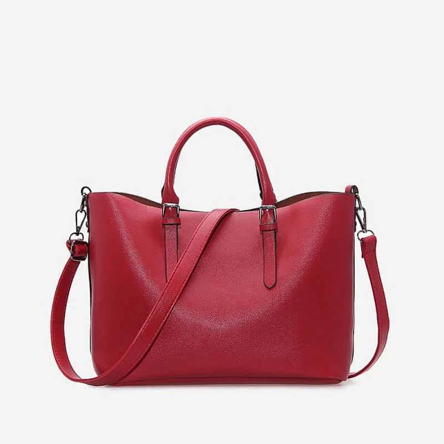 Sac Bandoulière Women's Leather Tote Bag - Stylish Crossbody Handbag for Women