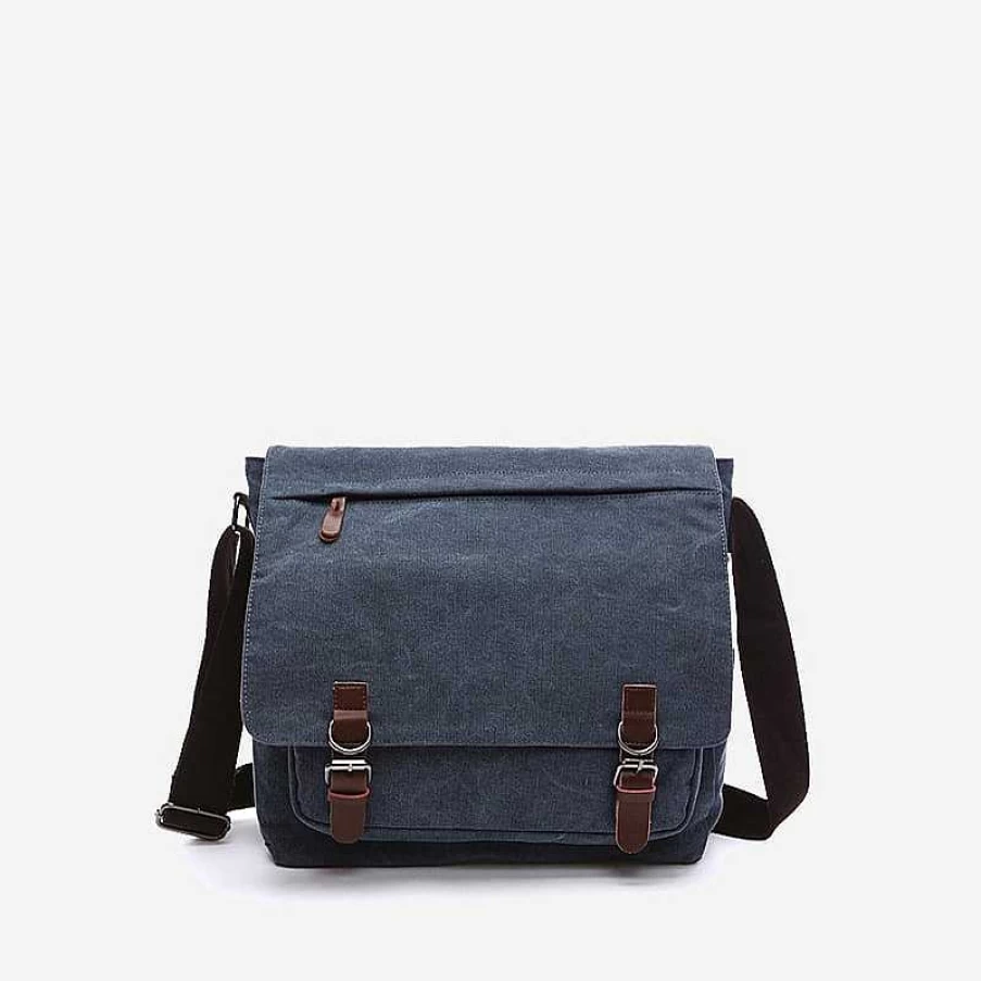 Sac Bandoulière Men's Canvas Messenger Bag - Durable & Stylish Crossbody Satchel for Men