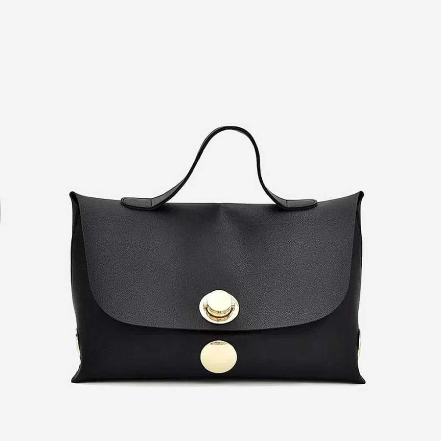 "Women's Leather Satchel Handbag With Shoulder Strap By Sac Bandoulière – Niubibag Collection"