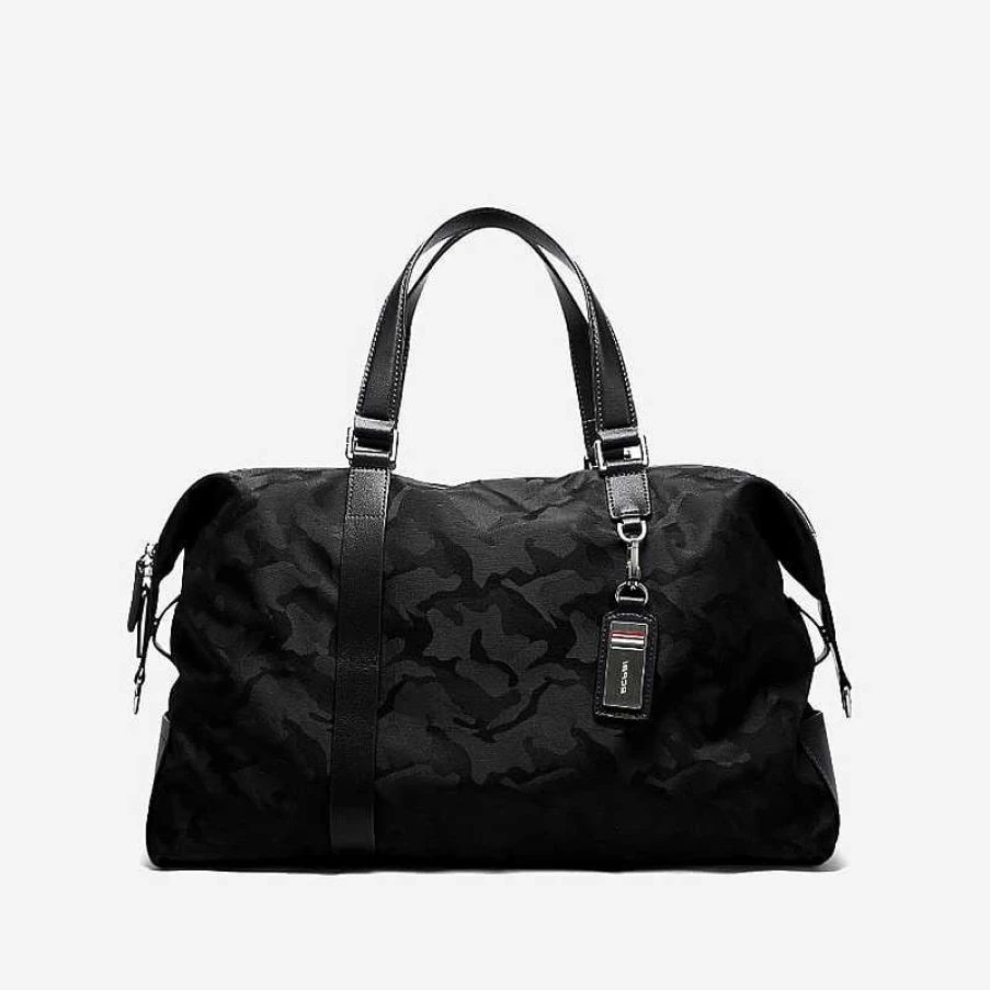 Sac Bandoulière Men's 48H Black Camouflage Travel Bag - Durable & Stylish Carry-On Backpack